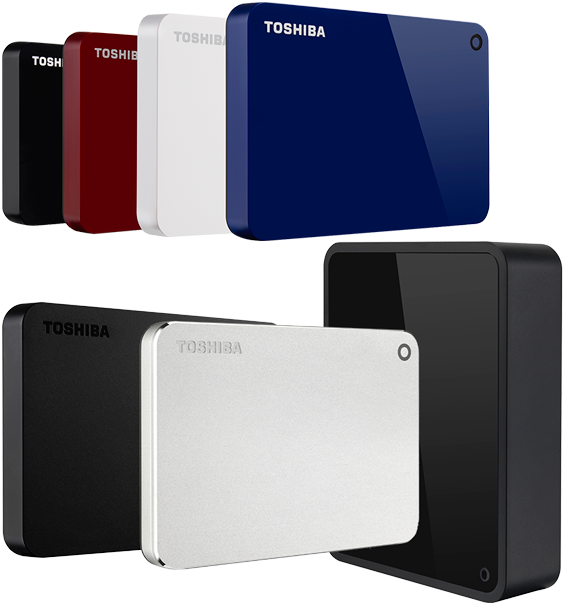 Download Canvio Advance Family External Hard Drives Full Size PNG