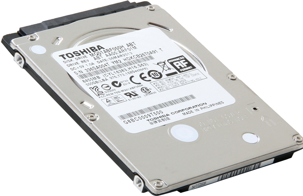 Laptop Hard Disk Png Background Image - Sshd Toshiba (1200x1200), Png Download