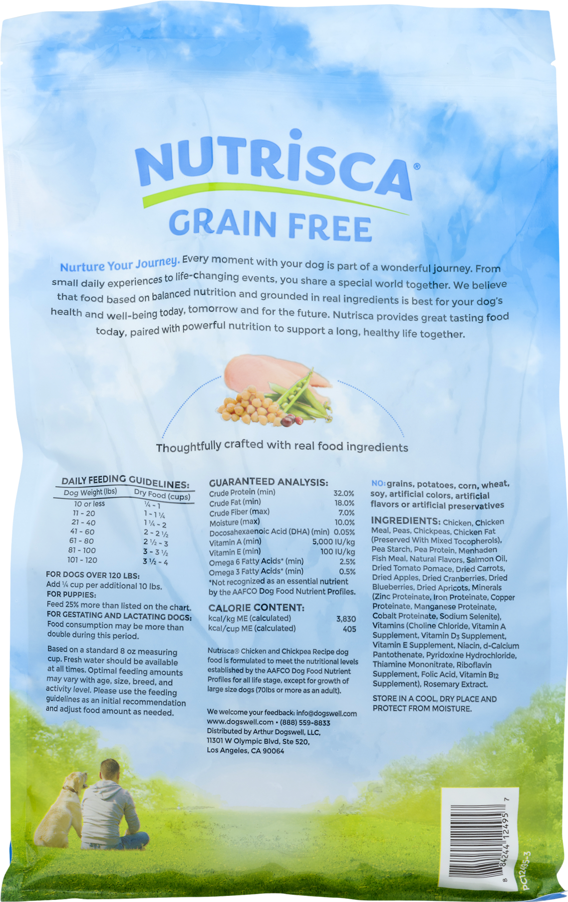 Dogswell Nutrisca Grain Free Salmon Dry Dog Food 28lb (1800x1800), Png Download