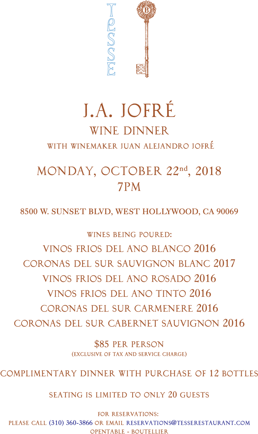 Jofre Wine Dinner Invite - Wine (1000x1705), Png Download