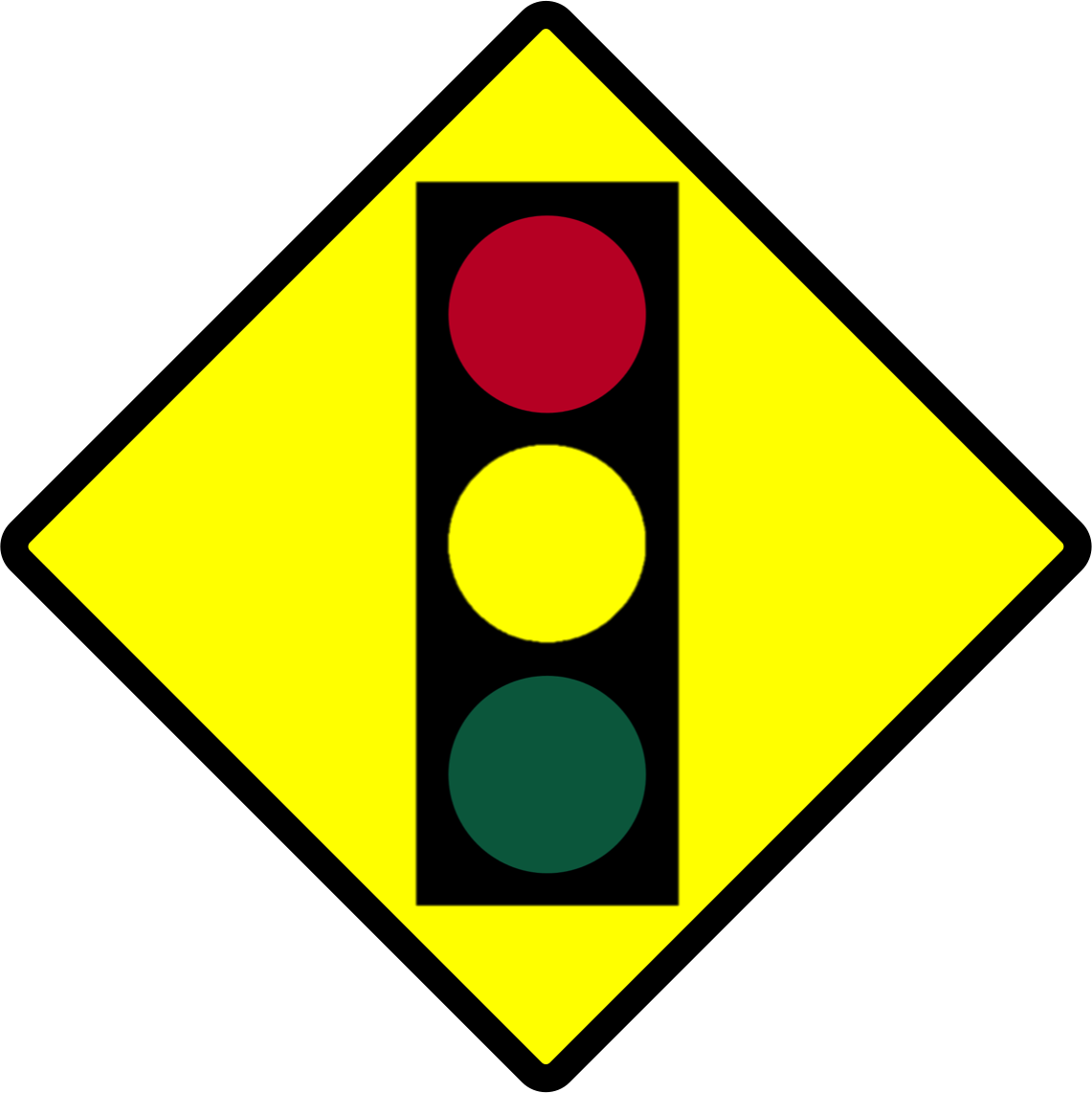 Road Signs Png - Traffic Light Symbol (1141x1142), Png Download