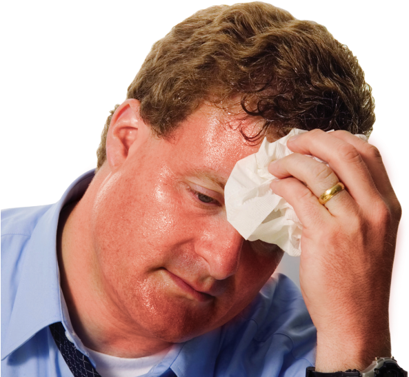 Mediawiki Emoticons Sweat - People Sweating (600x547), Png Download