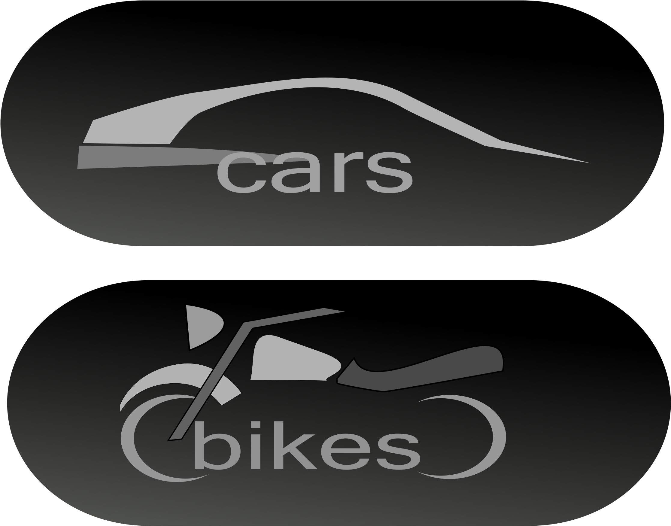 Bike Clipart Vehicle - Bike And Car Png (2400x2100), Png Download