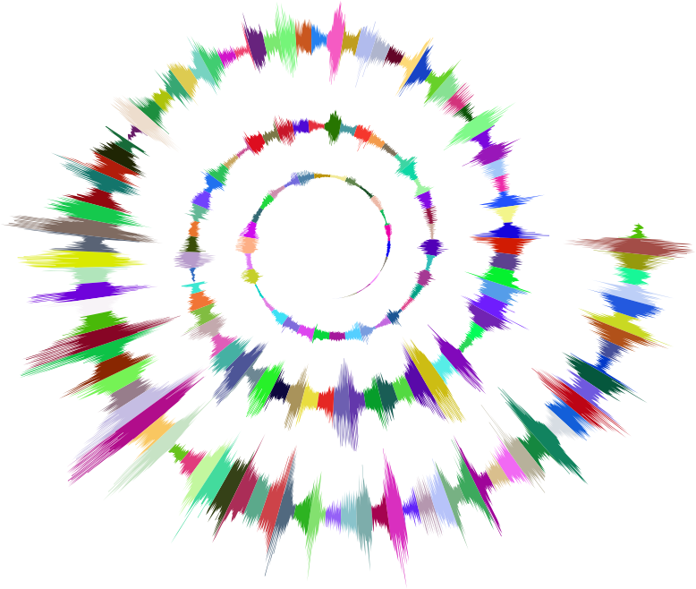 Radial Sound Wave Png (640x541), Png Download