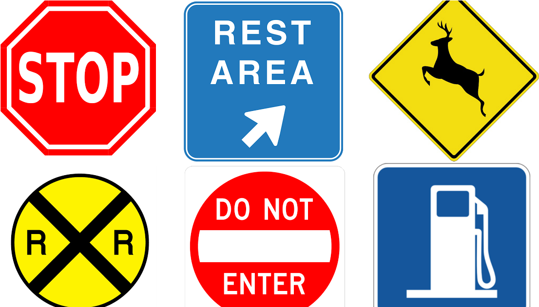 Road Sign Game - Traffic Sign To Preschool (1200x630), Png Download
