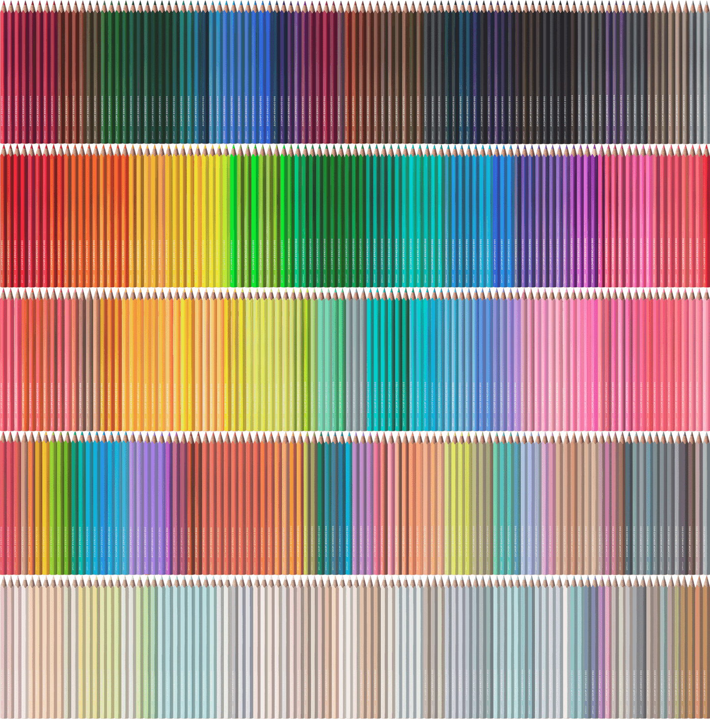 Introduction - Felissimo 500 Colored Pencils (1446x1464), Png Download