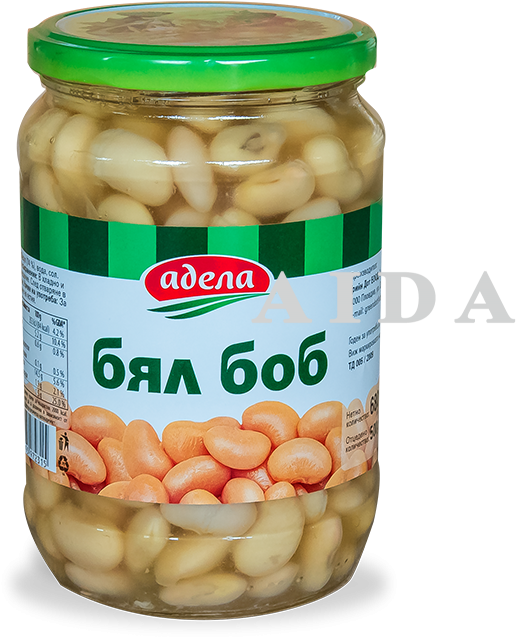 Adela White Beans - Mojette Beans (768x915), Png Download