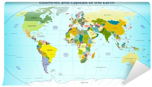 Countries And Capitals Of The Earth - Earth Countries (400x400), Png Download