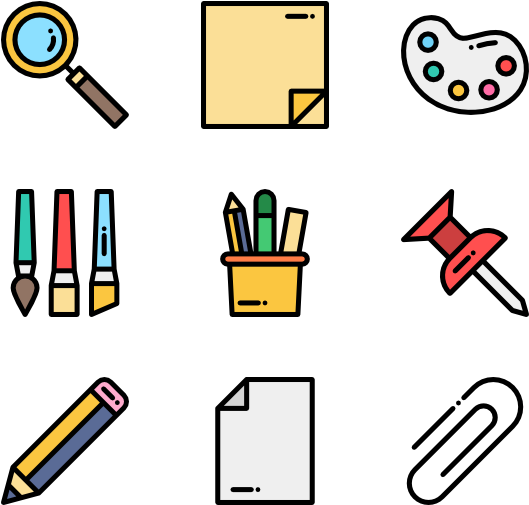 Stationery - Stationery Icon Transparent Background (600x564), Png Download