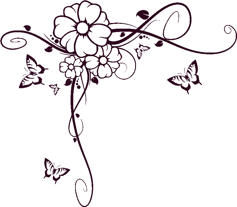 Interior Designs Clipart Swirl - Swirls Design Corner Png (801x704), Png Download