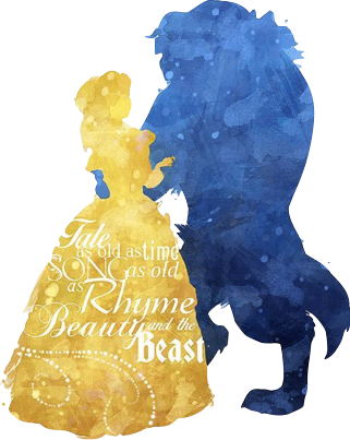 Beauty And The Beast Graph (321x403), Png Download