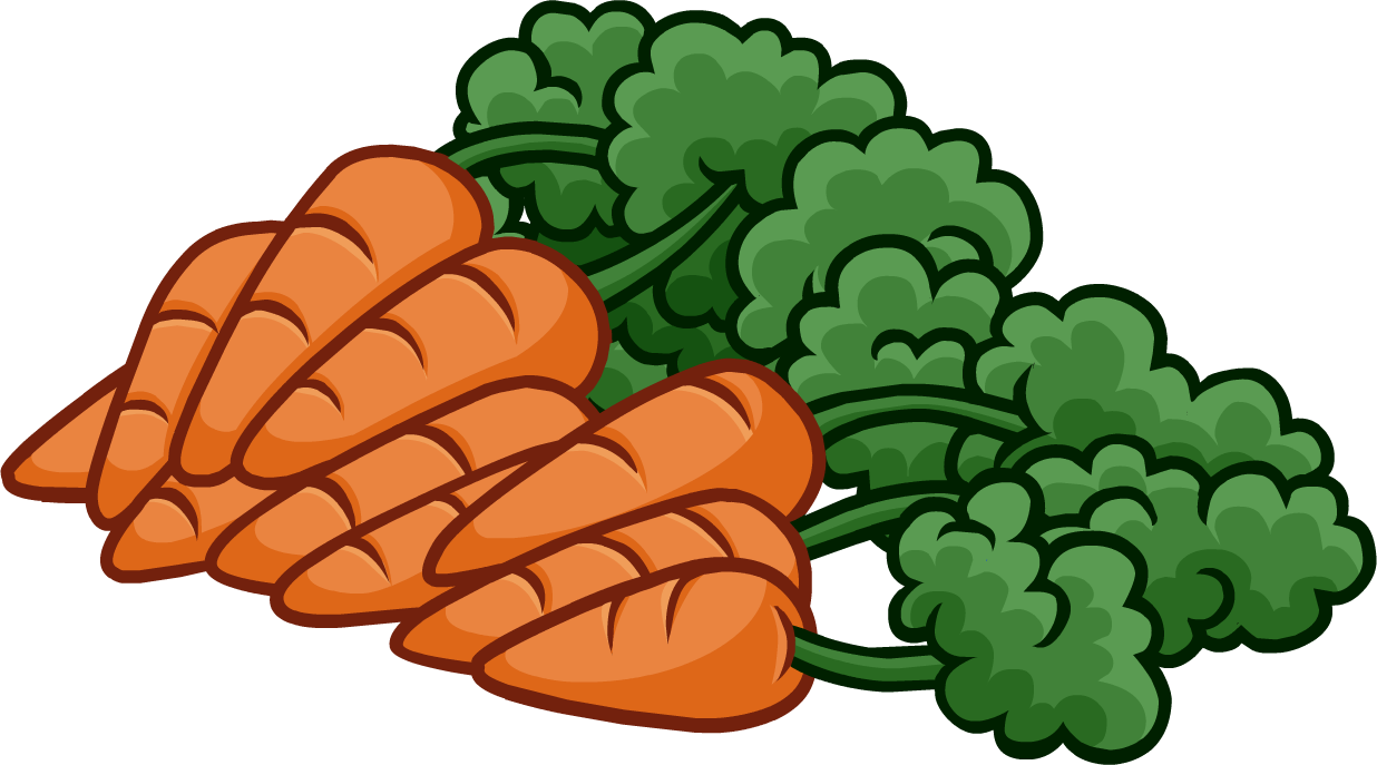 Carrot Cliparts - Carrots Clipart (1236x687), Png Download