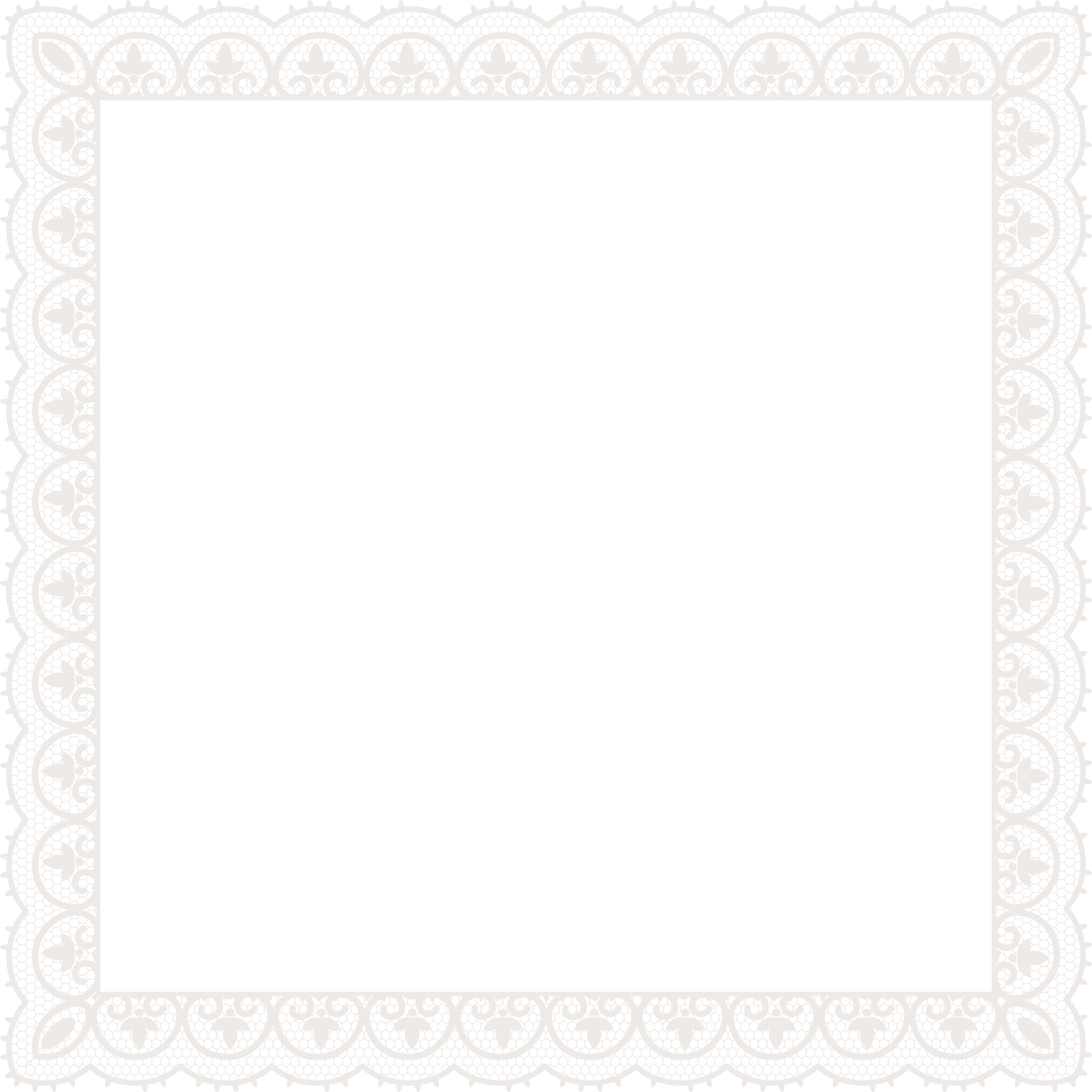 Clip Art Royalty Free Lace Frame Clipart (8000x8000), Png Download