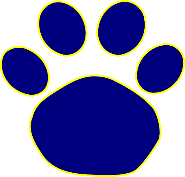 Svg Library Stock Jaguar In Gold Clip Art Vector Online - Cub Scout Paw Print (600x574), Png Download