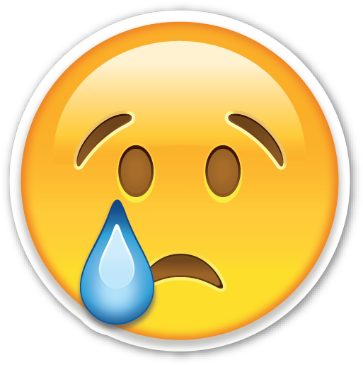 Download - Sad Emoji Transparent Background (480x480), Png Download