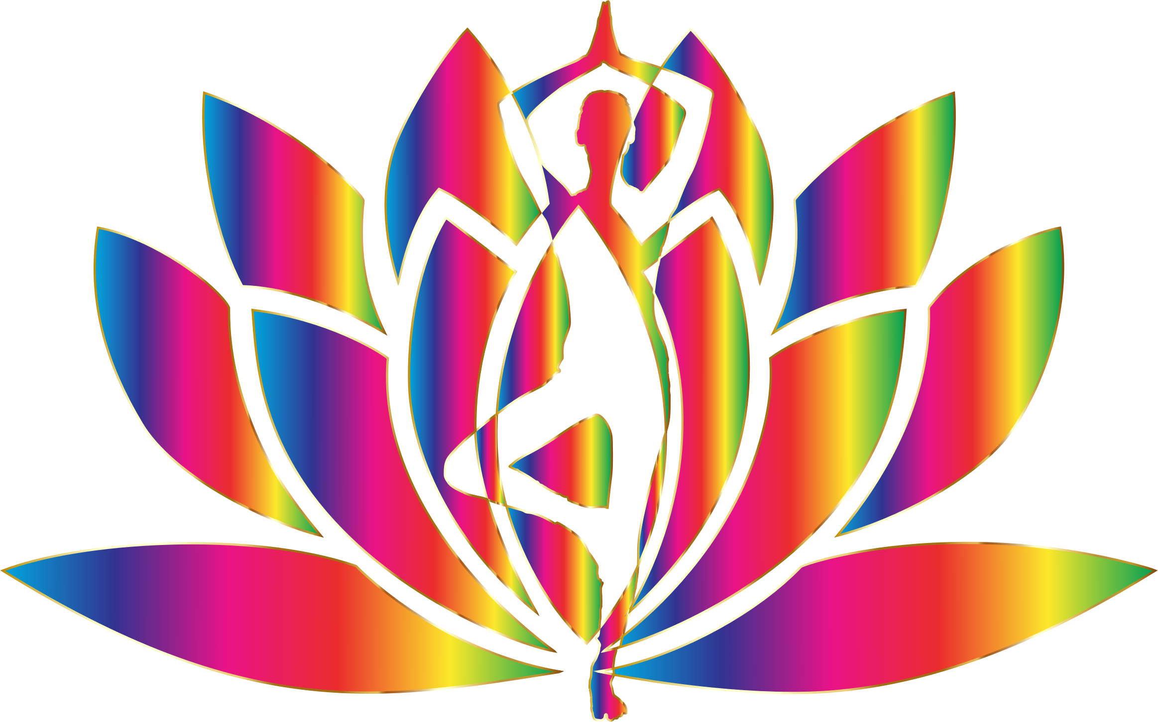 This Free Icons Png Design Of Spectrum Yoga Lotus No (2326x1452), Png Download