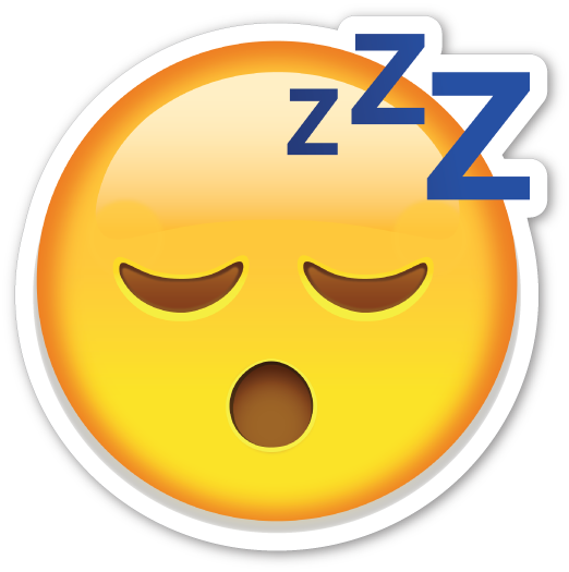 Graphic Black And White Sleeping Face Pinterest Stickers - Sleepy Emoji Transparent Background (522x525), Png Download