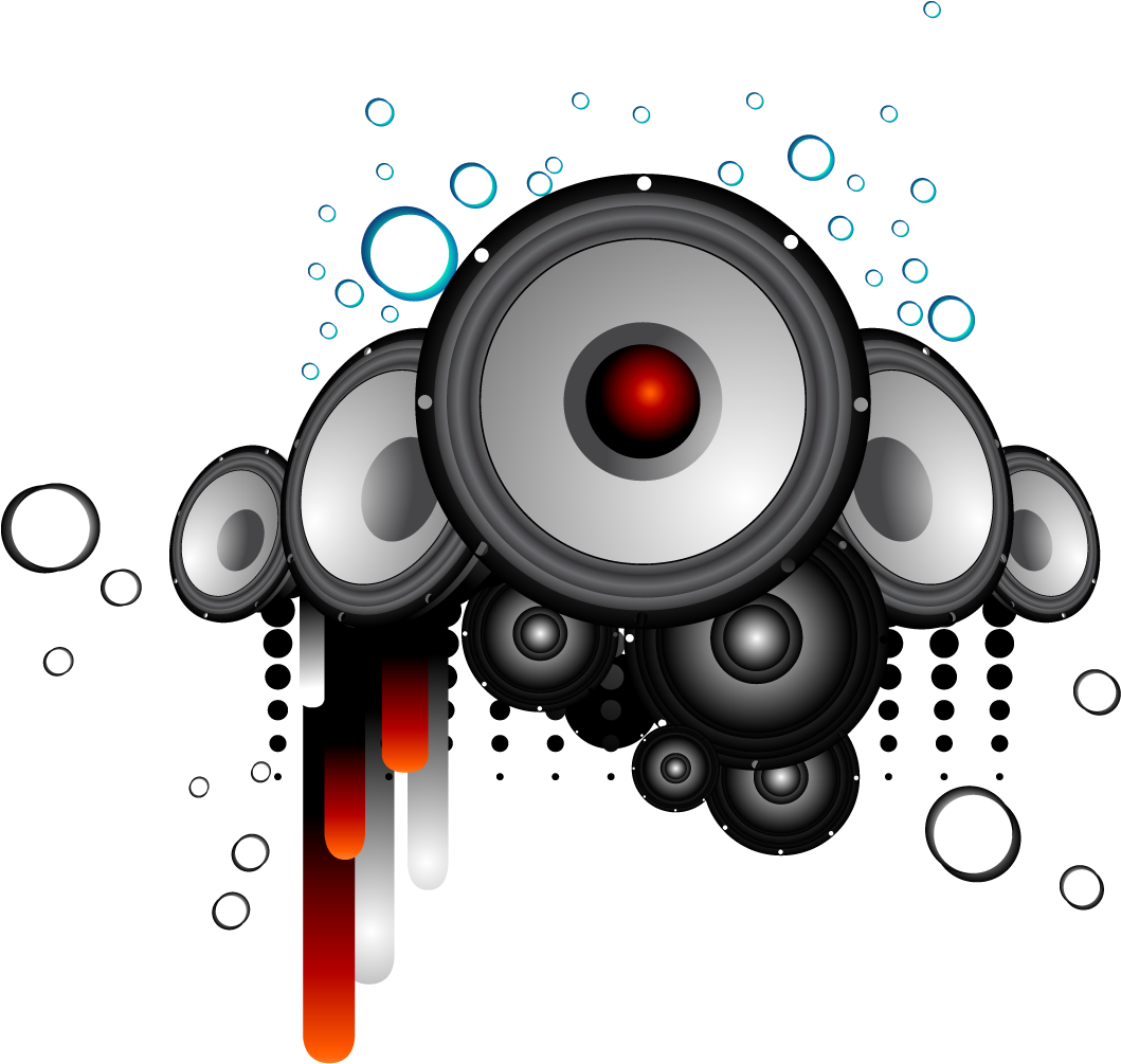 Music Speakers Png - Alto Falante Vetor Png (1200x1200), Png Download