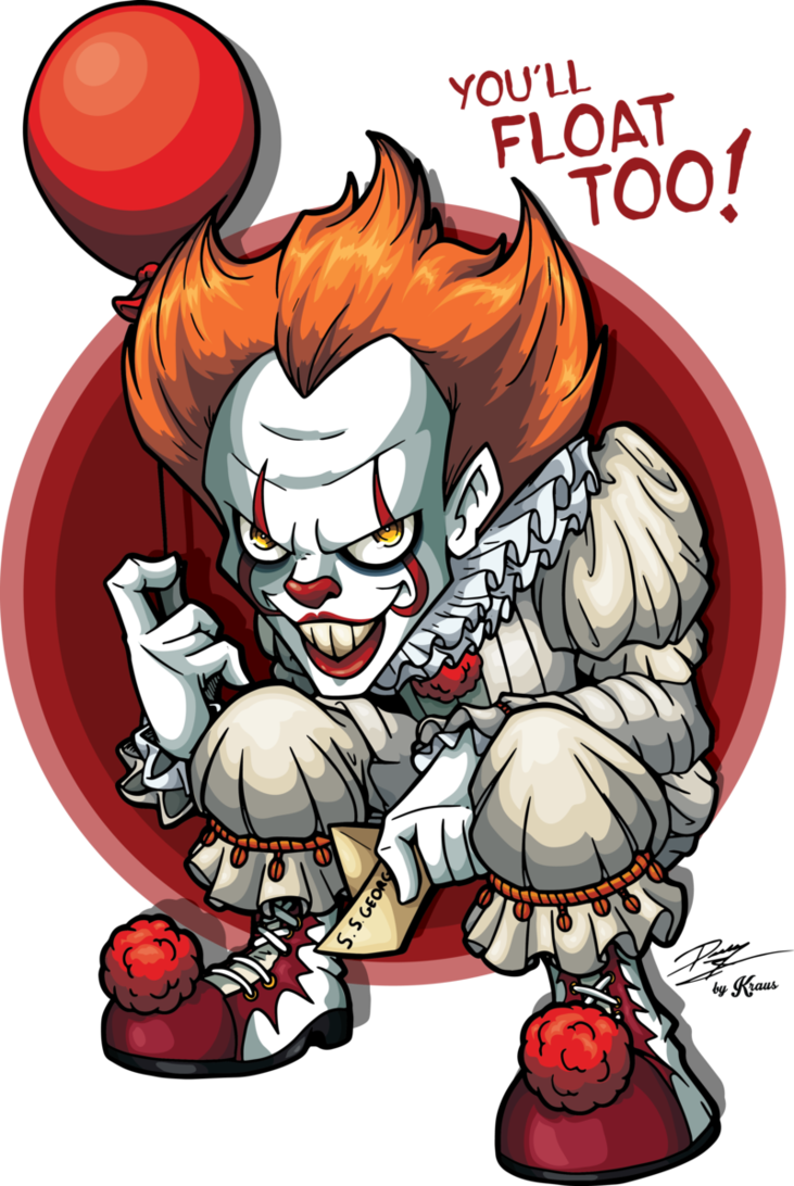 Pennywise The Dancing Clown By Kraus - Pennywise Dancing Clown Png (731x1092), Png Download