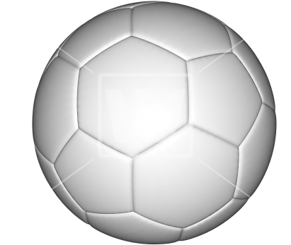 White Soccer Ball - Soccer Ball (550x366), Png Download