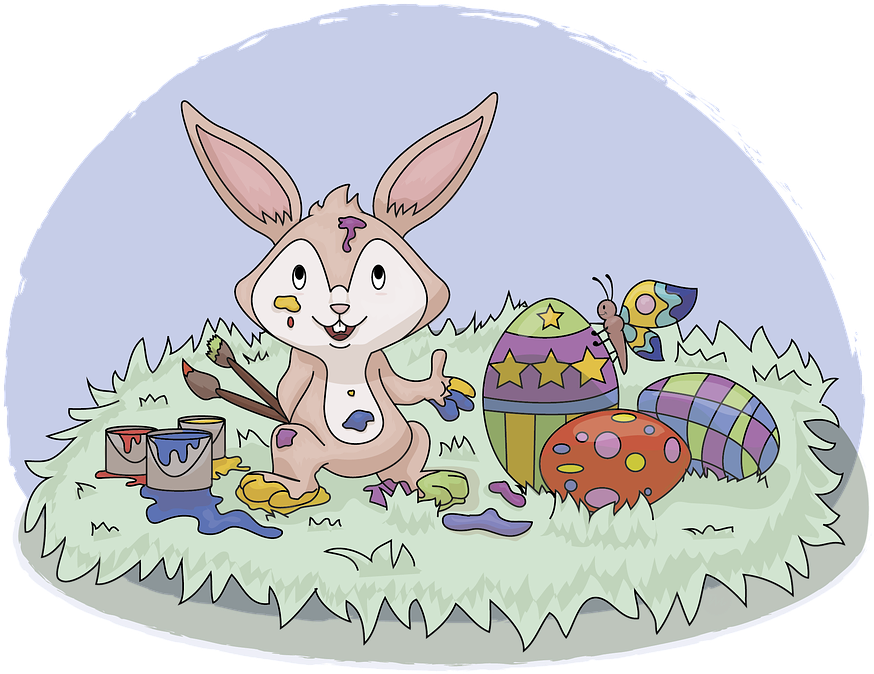 Easter Bunny, Hare, Easter, Rabbit, Animal, Holiday - Easter Bunny (917x720), Png Download