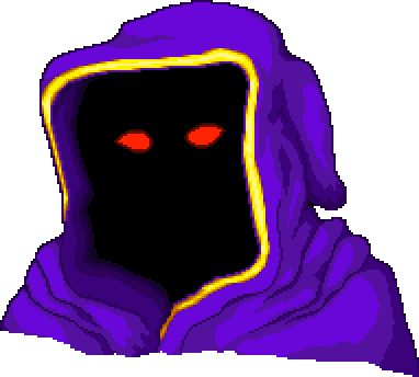 The Wizard's Face Has Been Stolen - Purple Wizard (382x344), Png Download