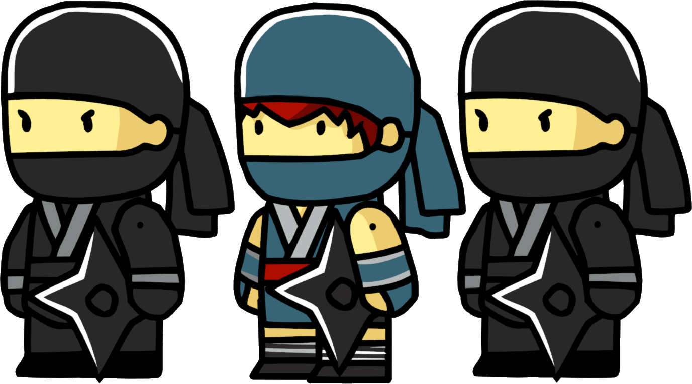 Ninja Png - Scribblenauts Ninja Png (1377x764), Png Download