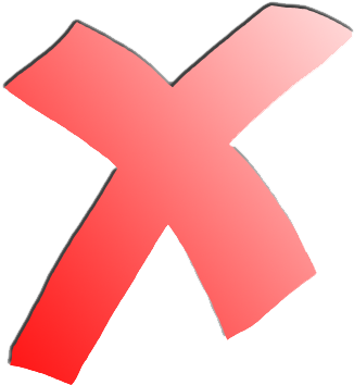 Red Cross Mark Png Clipart - Clipart Cross Mark Png (334x362), Png Download