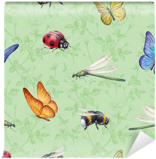 Watercolor Insects Illustrations - Watercolor Painting (400x400), Png Download