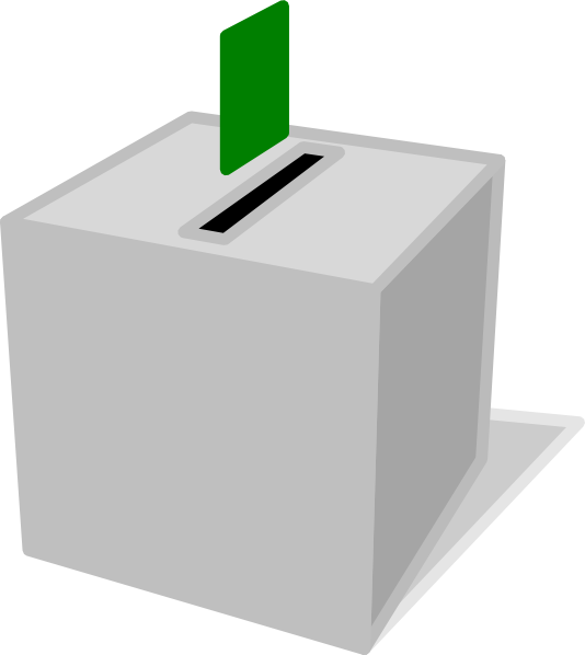Small - Ballot Box Clipart (534x598), Png Download