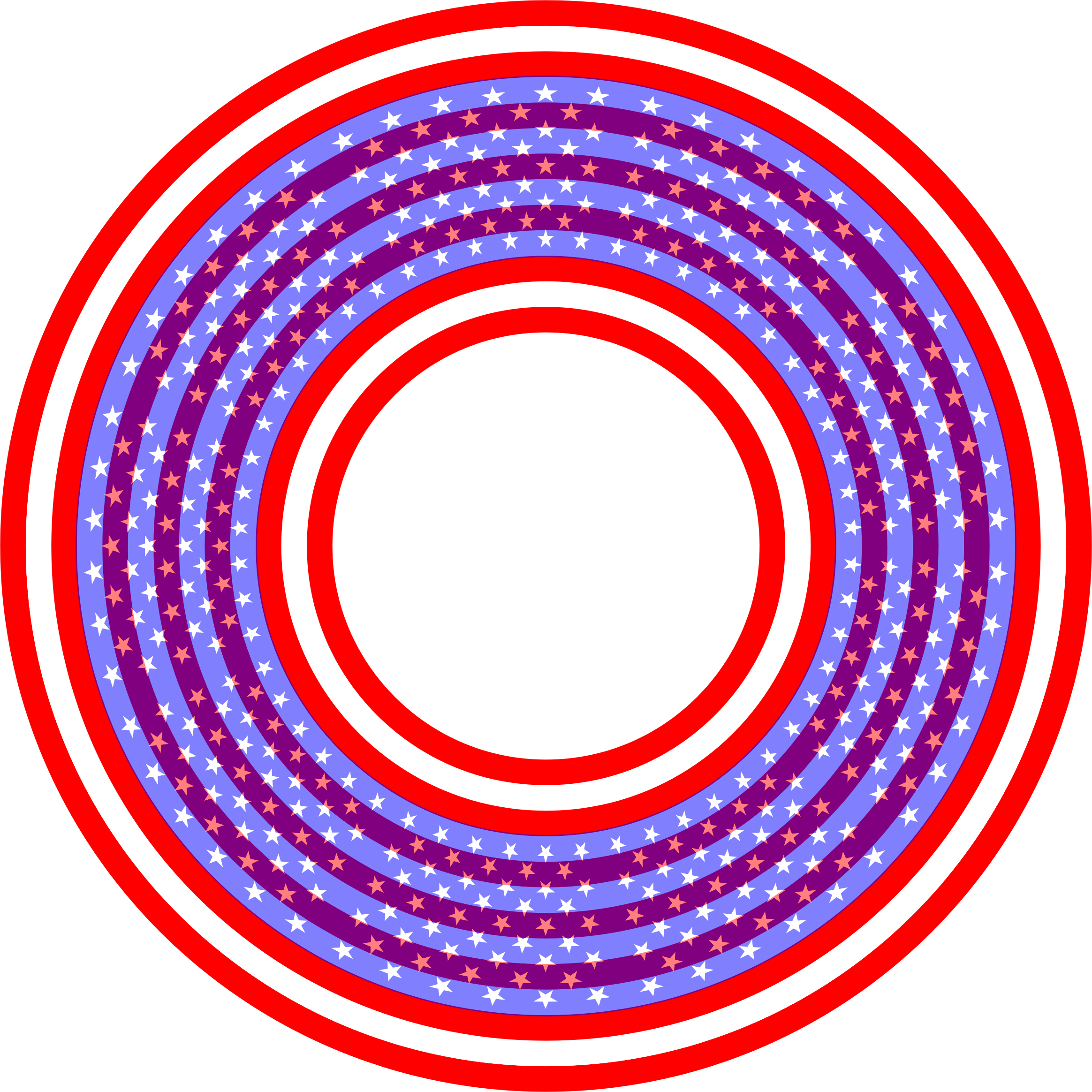 This Free Icons Png Design Of Stars And Stripes Circle (2328x2328), Png Download