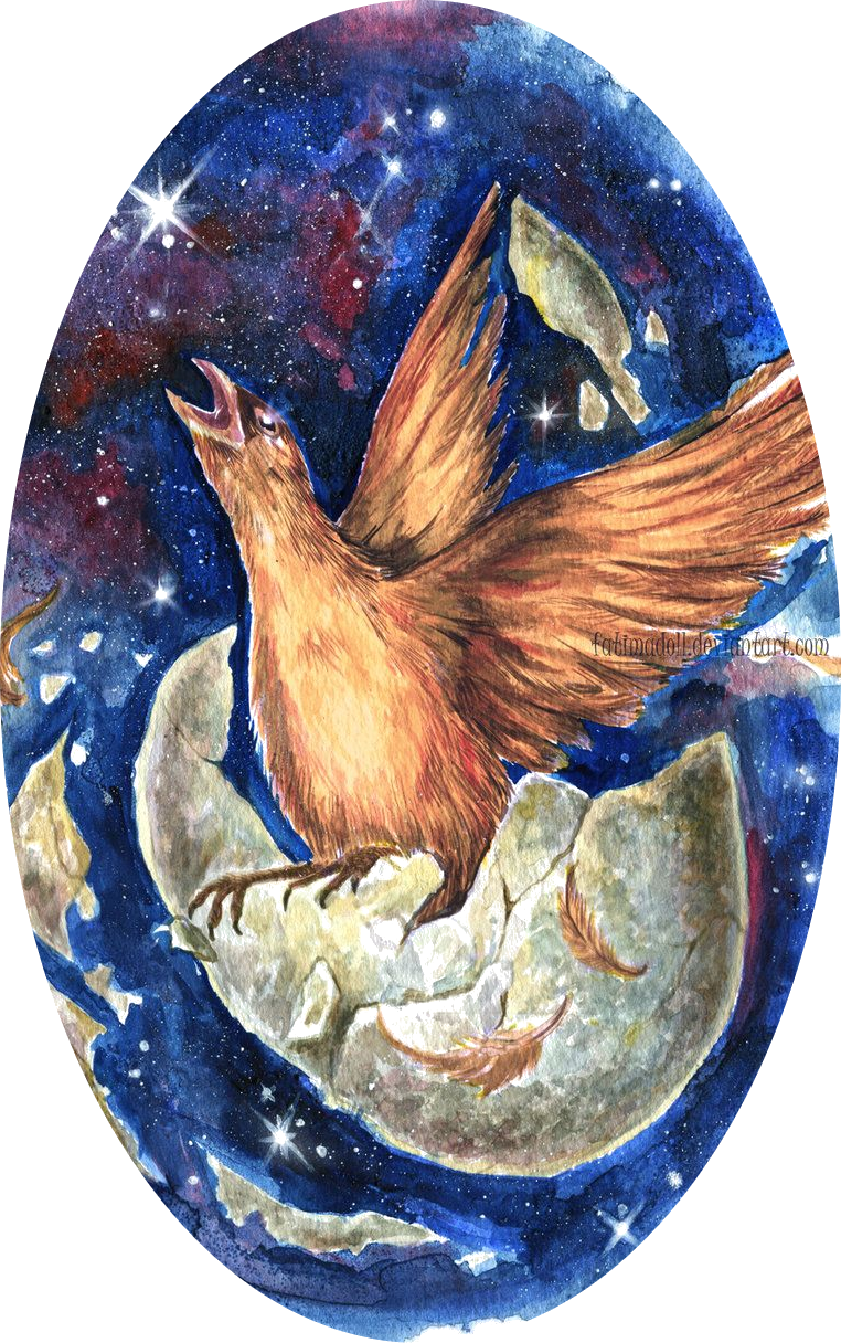 "i Wanted Only To Live In Accord With The Promptings - Bird Fights Its Way Out (762x1216), Png Download