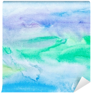 Color Strokes Watercolor Painting Art Wall Mural • - Watercolor Painting (400x400), Png Download