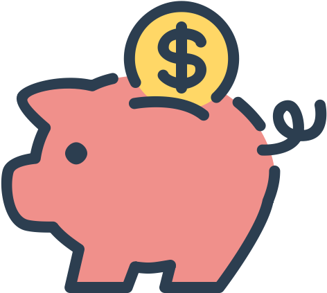 Save Money On Meals (472x423), Png Download