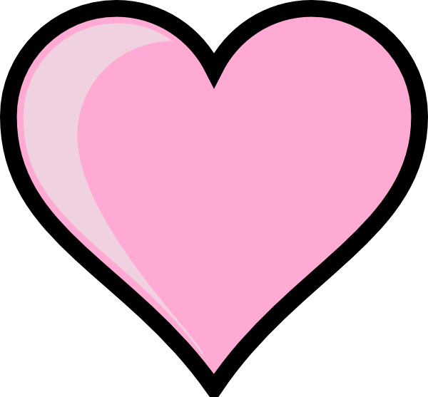 Heart Png Images With Transparent Background Freeuse - Pink Heart Transparent Background (600x557), Png Download