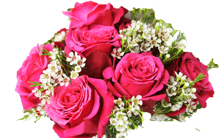 Red Rose Flowers Bokeh Wedding Png 2 Image - Pink Wedding Bouquet Png (780x975), Png Download