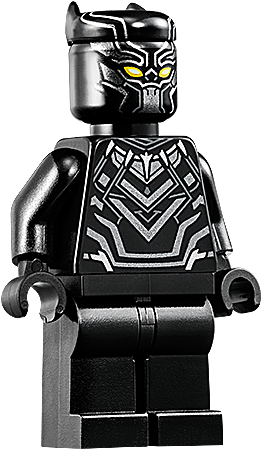 Blackpanther - Lego 76047 Black Panther Pursuit (336x448), Png Download