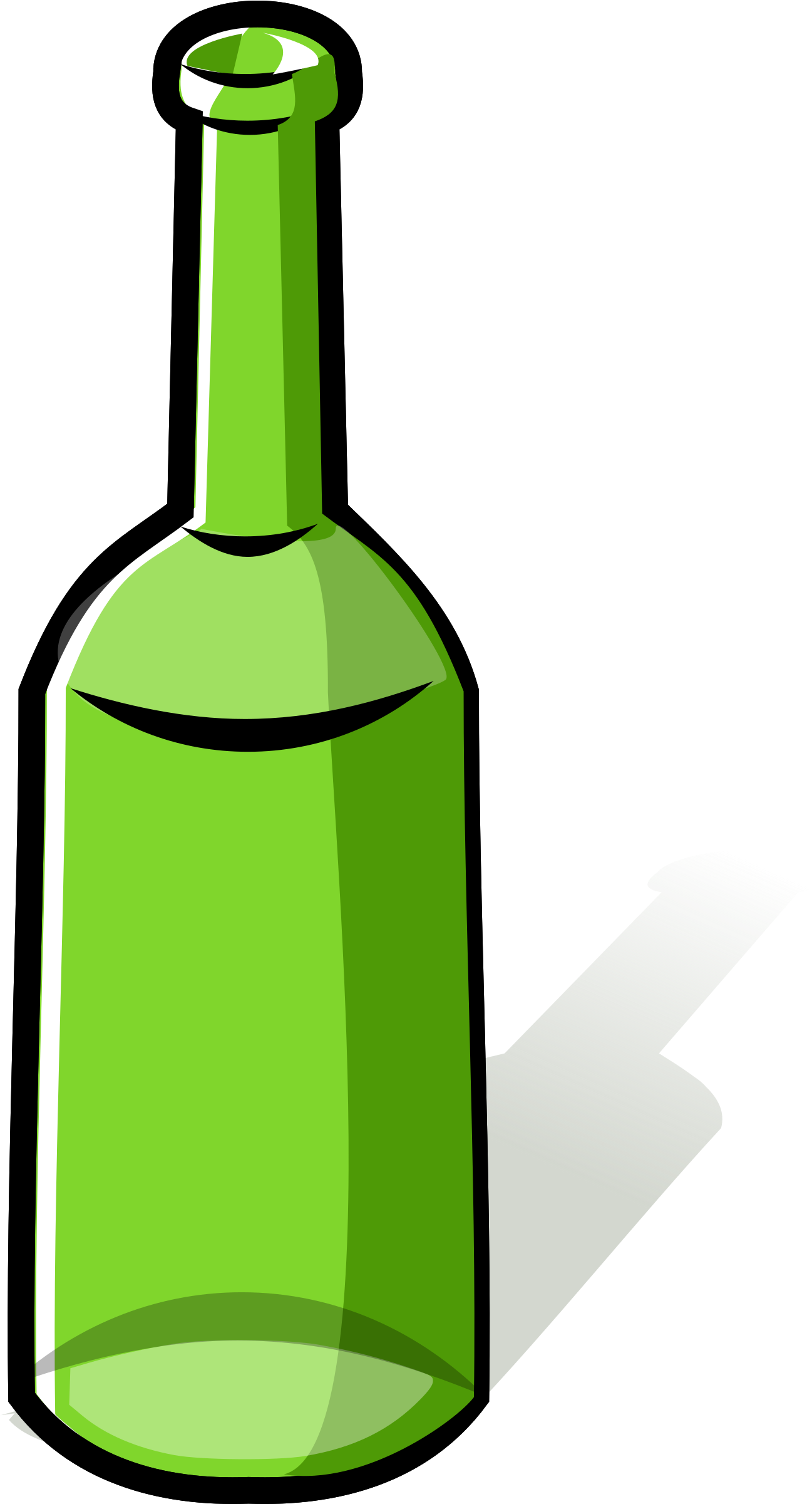 Png Royalty Free Stock Green Bottle Big Image Png - Glass Bottle Clip Art (1345x2400), Png Download