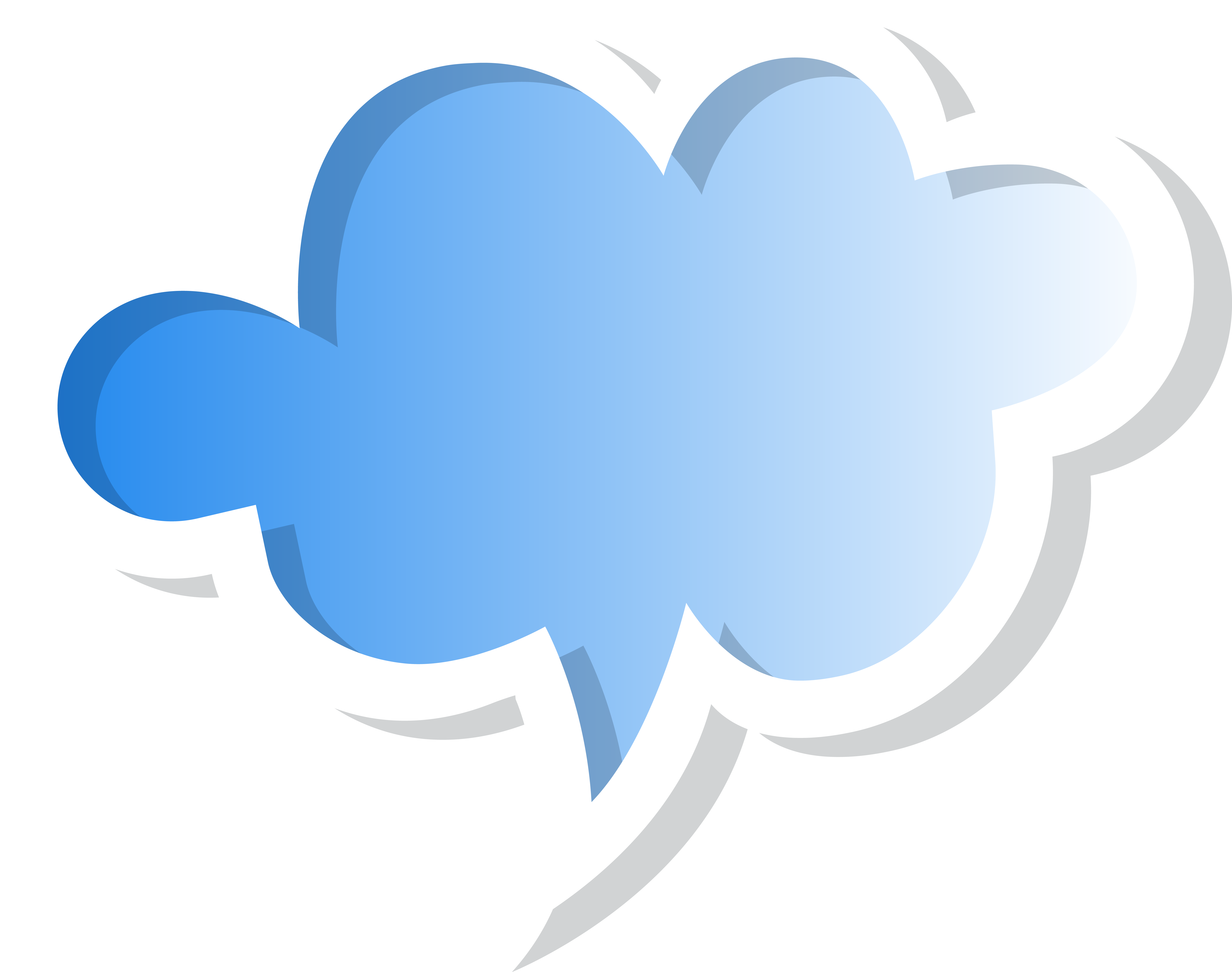 Download Transparent Speech Bubble Cloud Yellow Left - Cloud Bubble Png