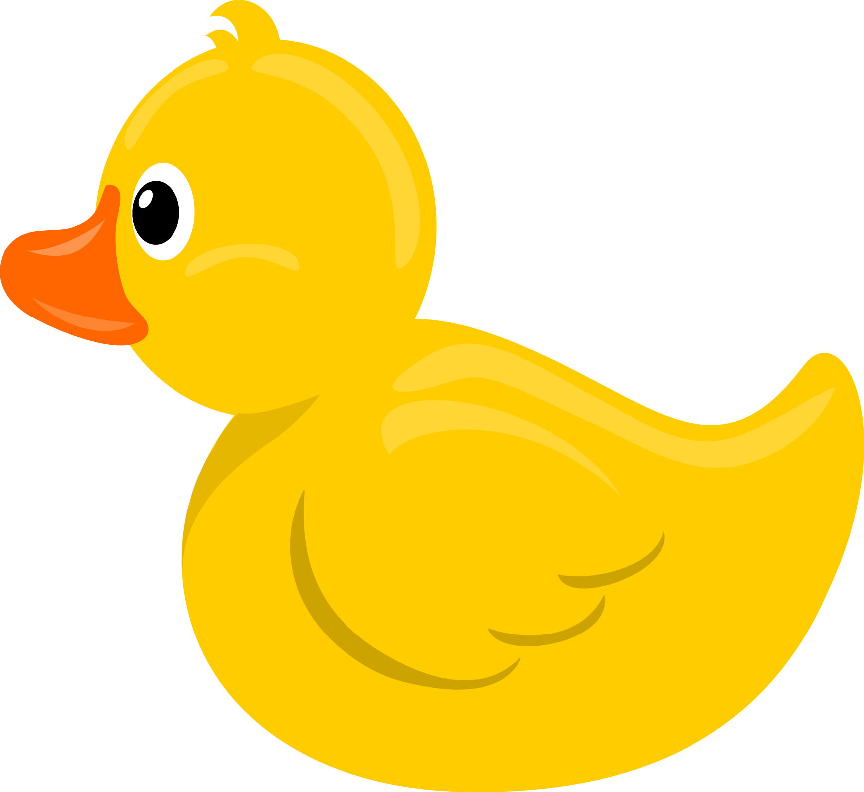 Free Download Duck Png Images - Rubber Duck Clip Art Png (1733x1589), Png Download