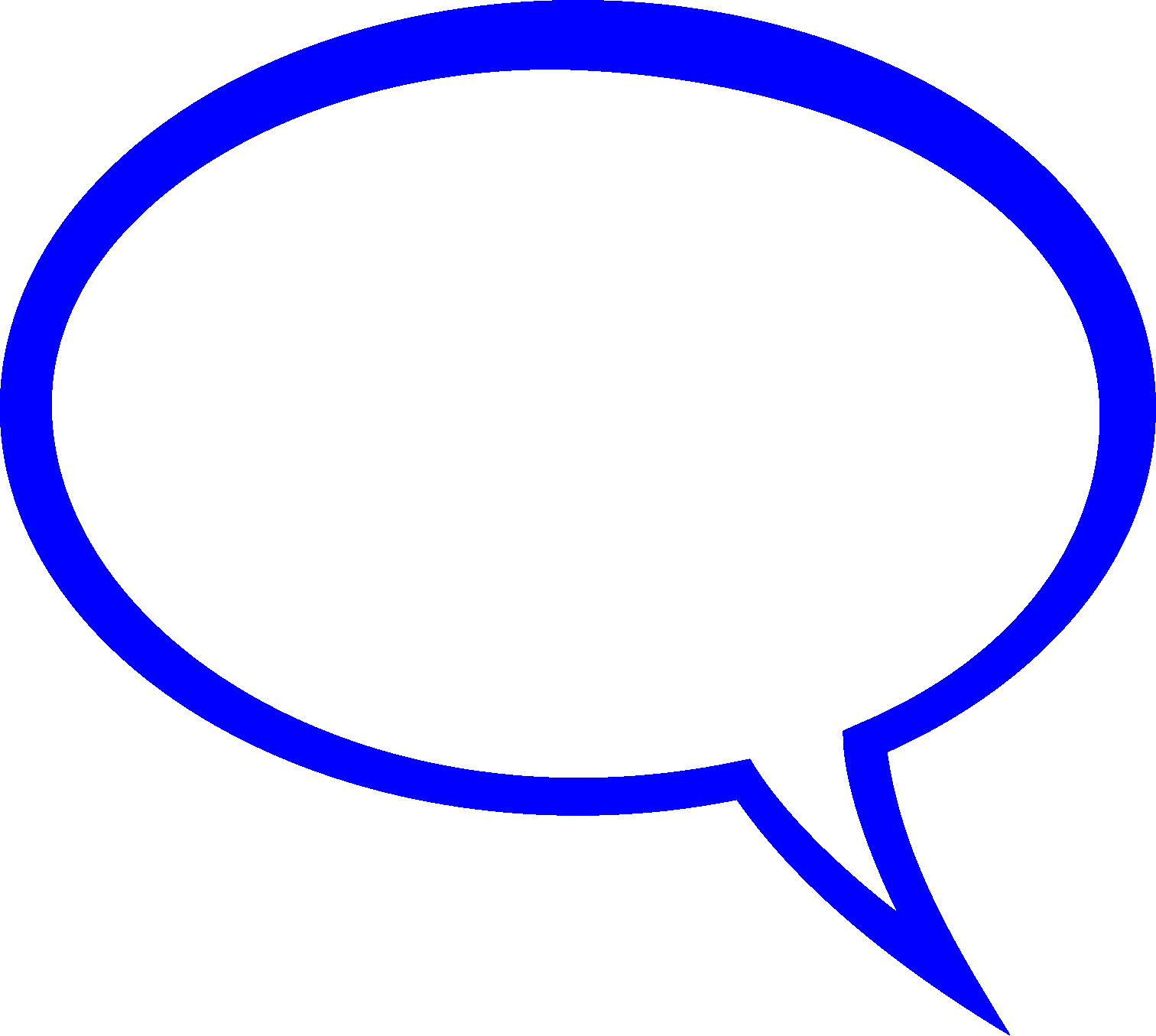 Speech Bubble Clip Art 94410 - Colorful Speech Bubble Clip Art (1512x1355), Png Download