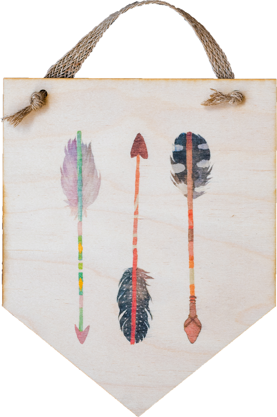 Three Watercolor Arrows - Handbag (900x1353), Png Download