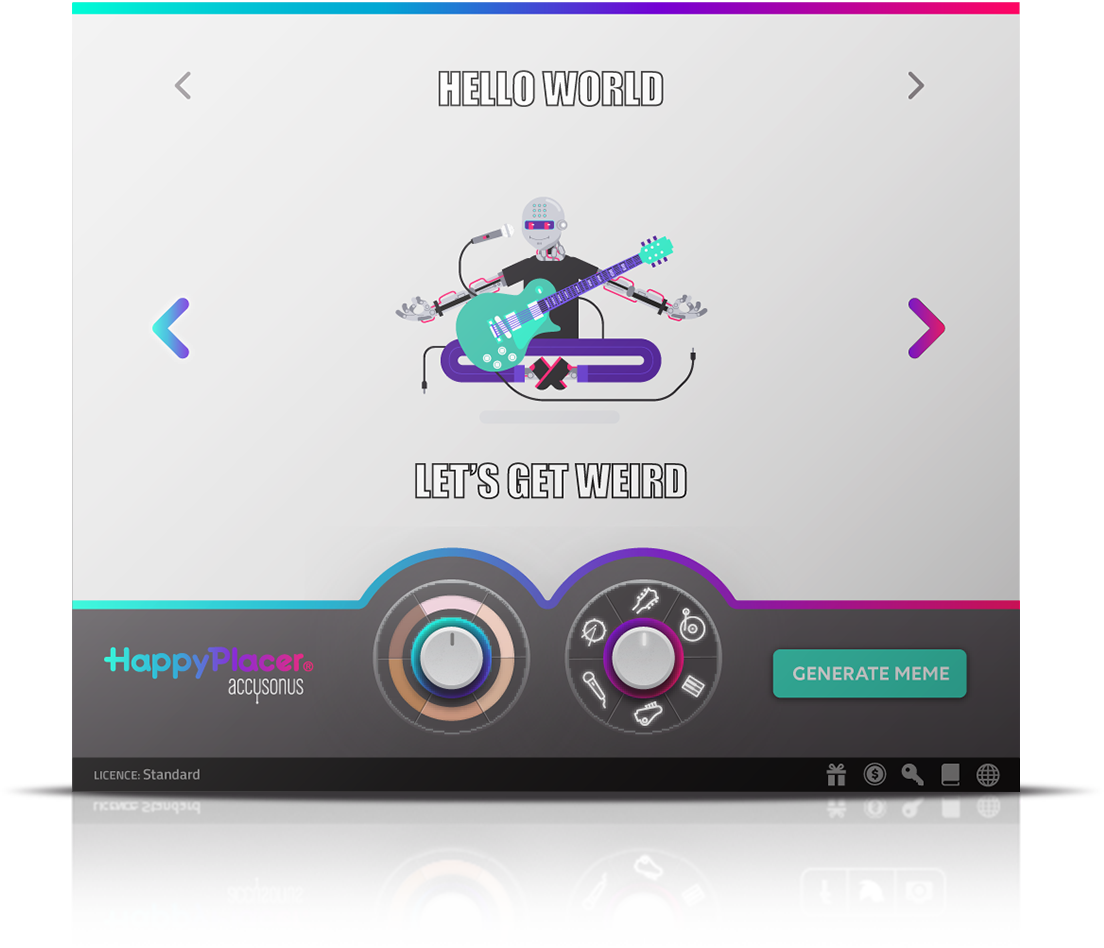 Happplacer 2 - 0 Ui - Music (1104x948), Png Download