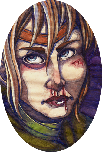 The Porcelain Pot - Self-portrait (337x500), Png Download