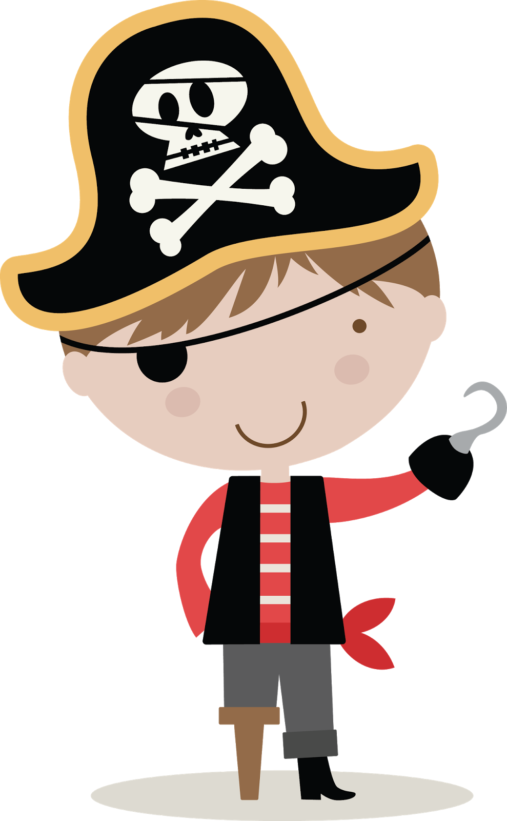 El Niño Del Mismo Estilo Para Que Puedas Personalizar - Pirate Png (989x1600), Png Download