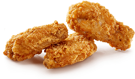 Fried Chicken Fast Food - Fast Food Items Png (443x320), Png Download