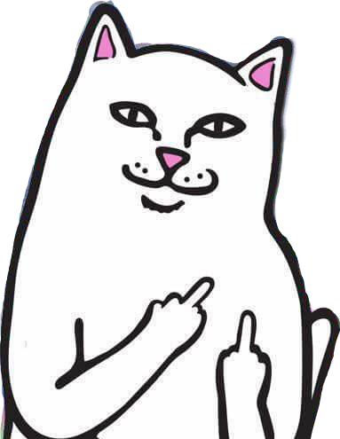 Ripndip - Mob Grip Rip N Dip Nermal Grip Tape - 9" X 33" (383x495), Png Download