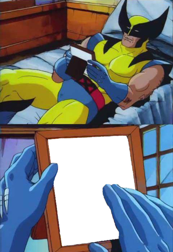 Wolverine Meme Png (600x873), Png Download