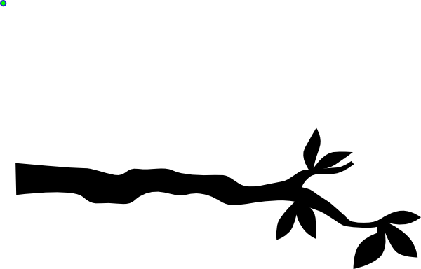 Silhouette Tree Branch Clip Art - Branch Svg (600x384), Png Download