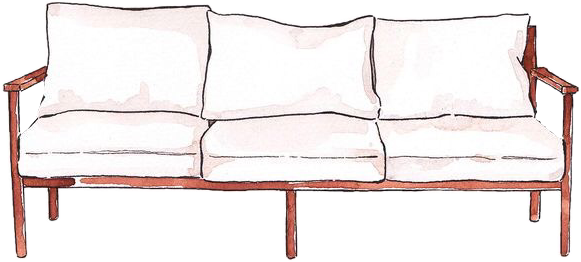 Report Abuse - Studio Couch (581x262), Png Download